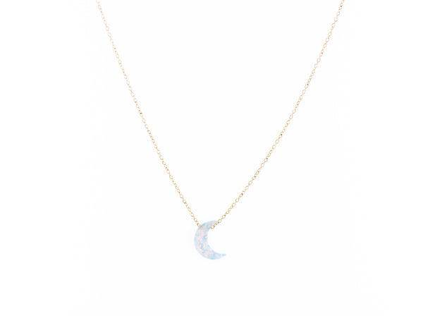 The Crescent Moon Necklace - The Neshama Project