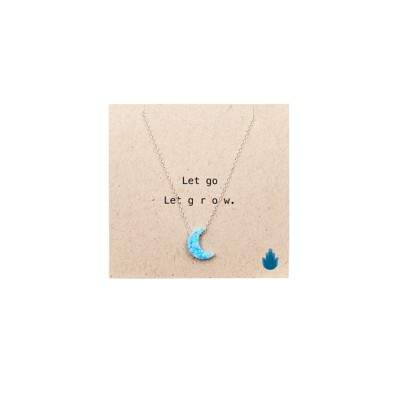 The Crescent Moon Necklace - The Neshama Project
