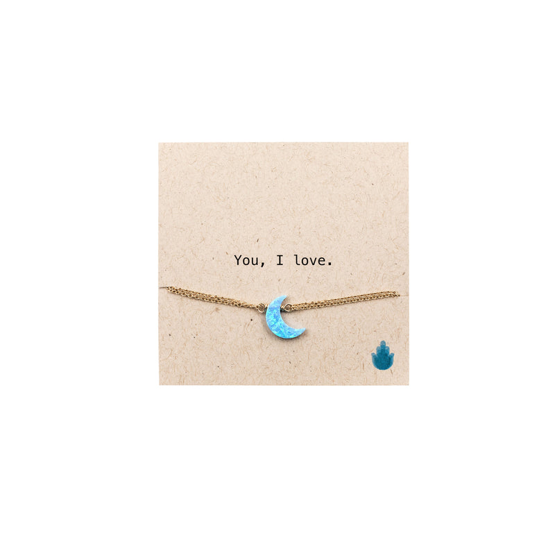 I Love You To The Moon & Back Bracelet - The Neshama Project